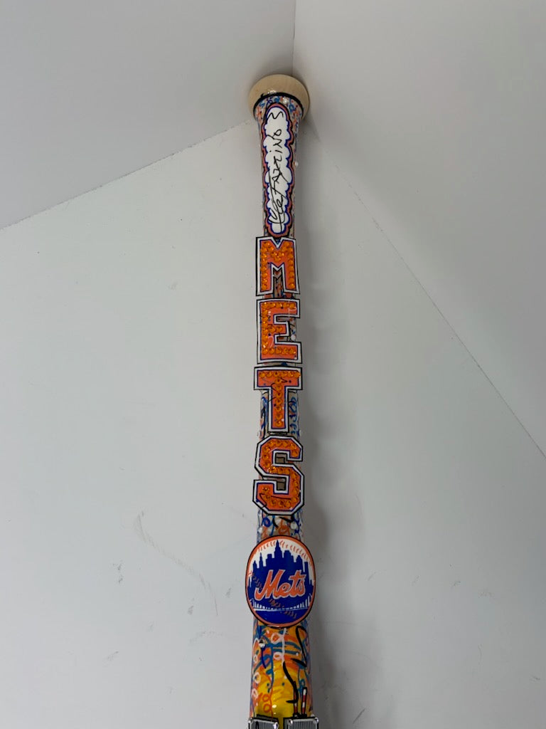 1986 NY Mets World Series Bat Original