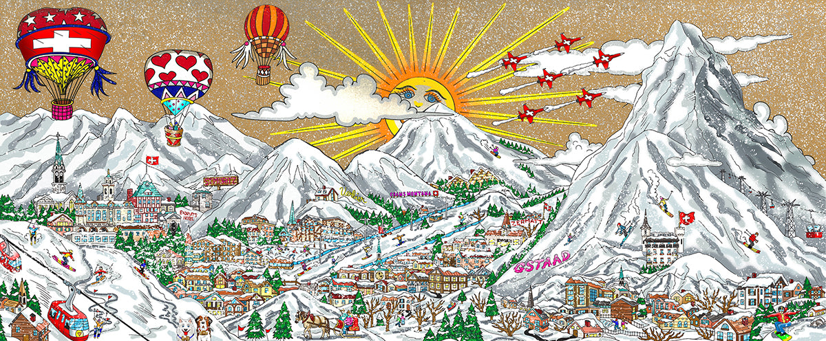 Winter Wonderland in the Swiss Alps