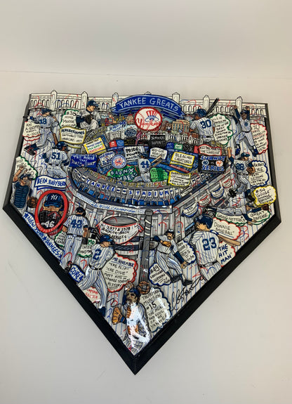 NY Yankees Home Plate Original 1970 - 2000