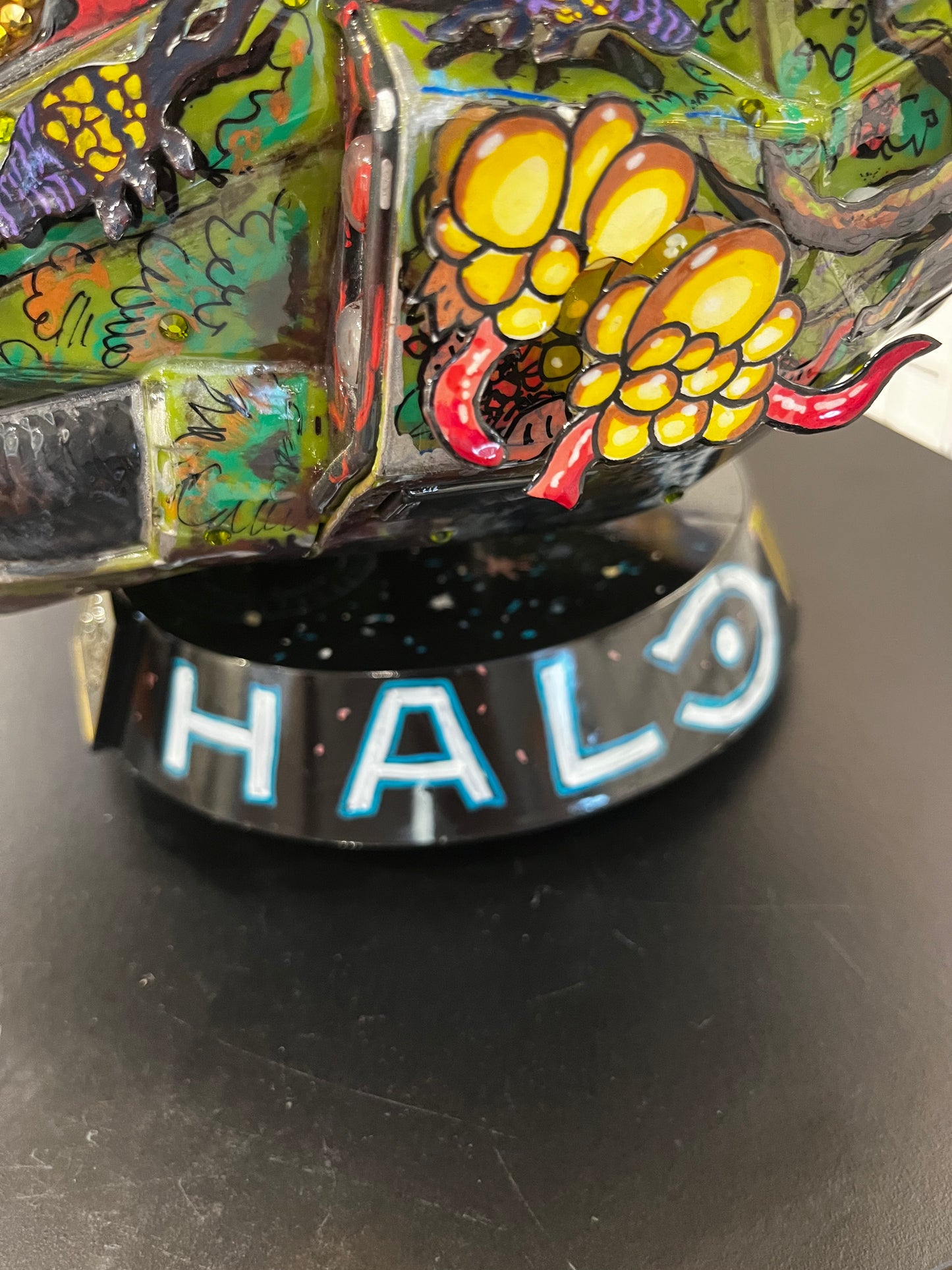 Halo Master Chief Unique Helmet Sculpture