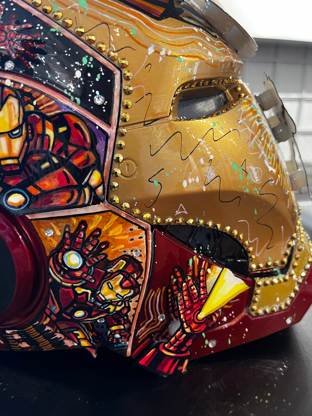Iron Man Unique Helmet Sculpture
