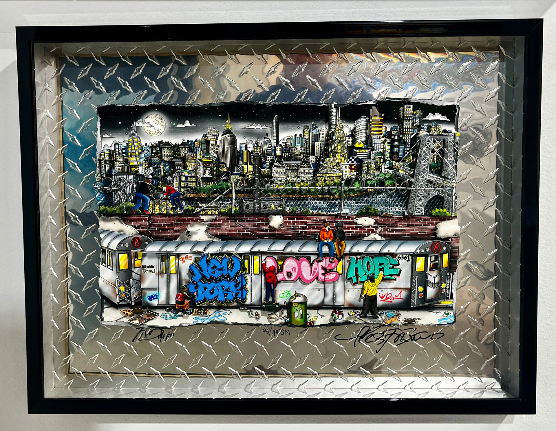 Tagging the Subway CC Edition Framed