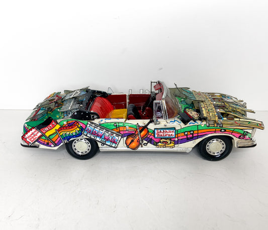 Berlin Convertible Original 3-D Hand Painted Metal Car