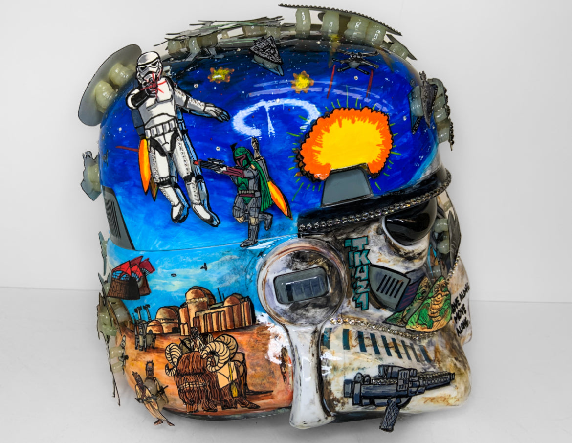 Stormtrooper Unique Helmet Sculpture