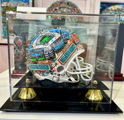 Fazzino  NFL Mini Helmets -  Miami Dolphins
