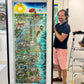 Paradise Found... Palm Beach County - PRDX Edition - 85” Framed