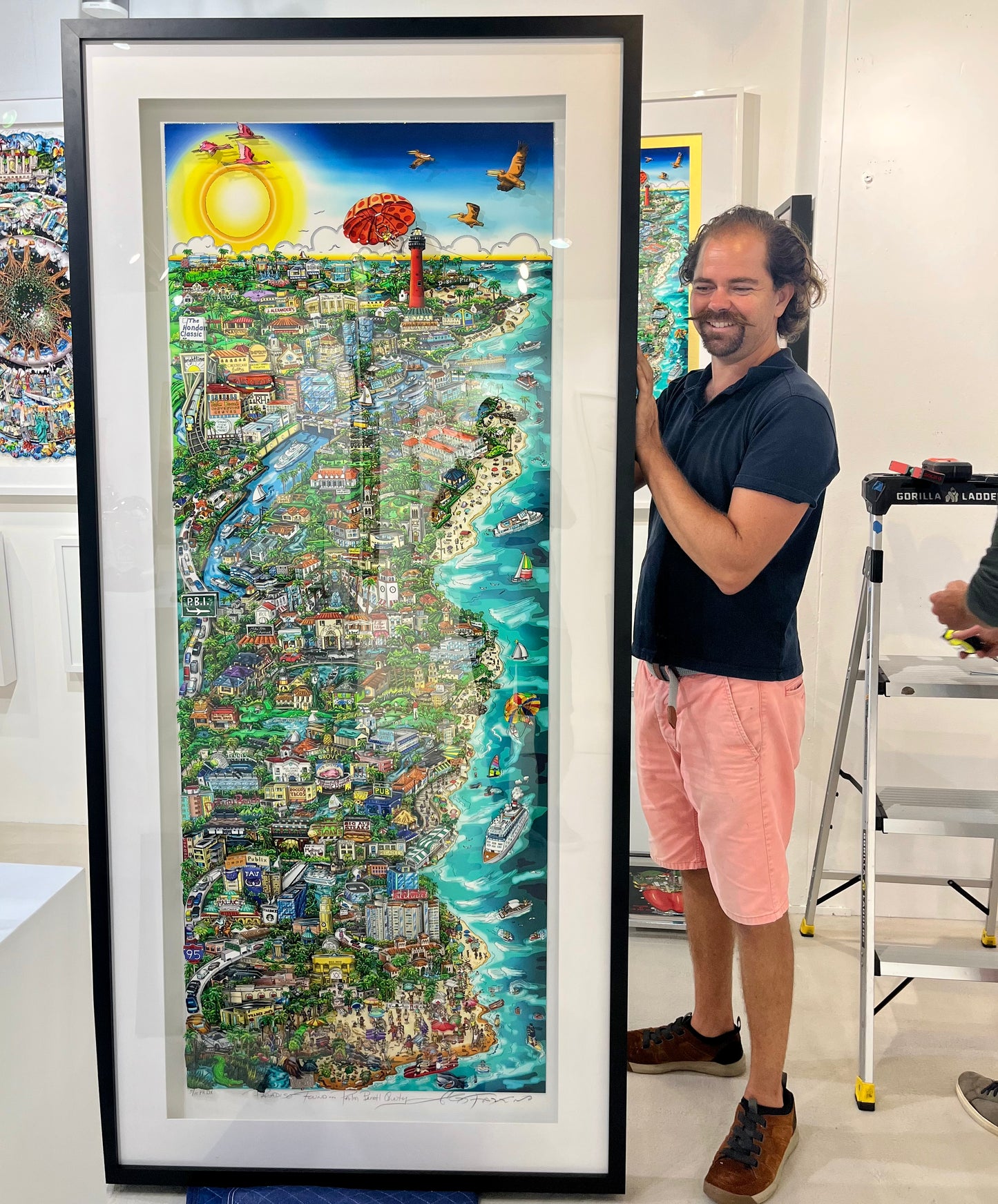 Paradise Found... Palm Beach County - PRDX Edition - 85” Framed