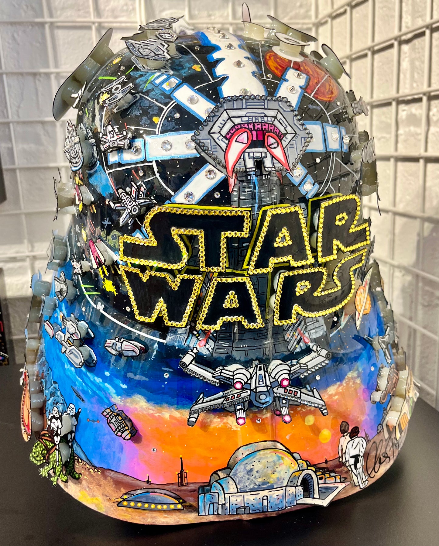 The Return of Darth Vader  Unique Helmet Sculpture
