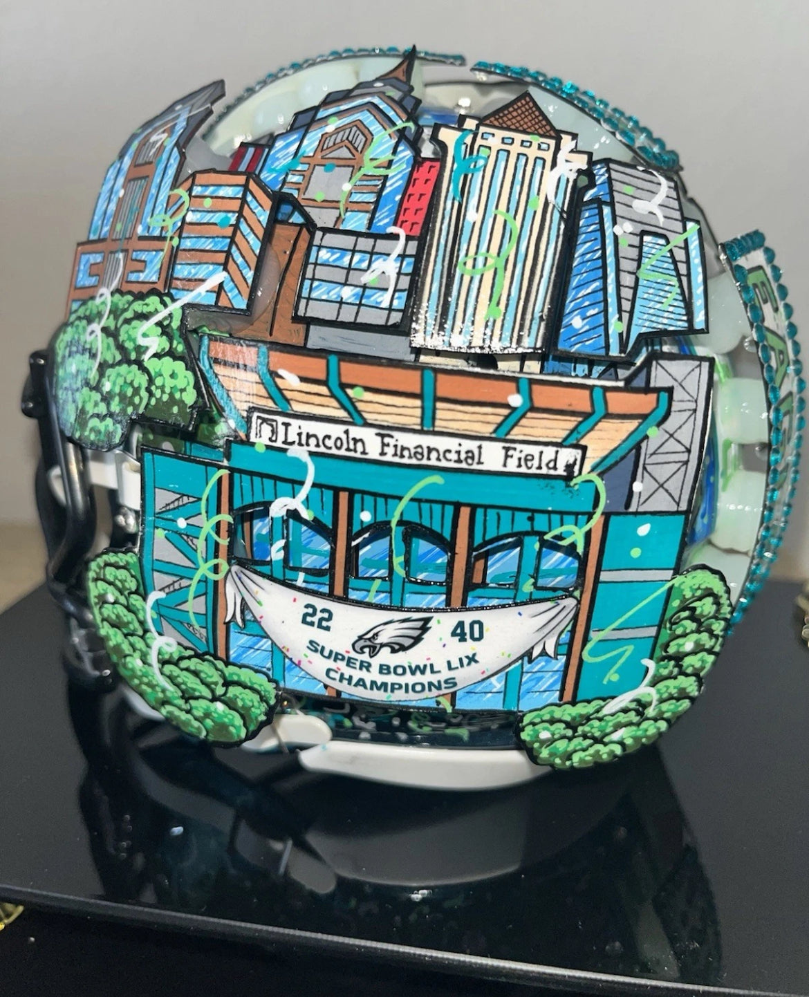 Philadelphia Eagles Mini Helmet 4