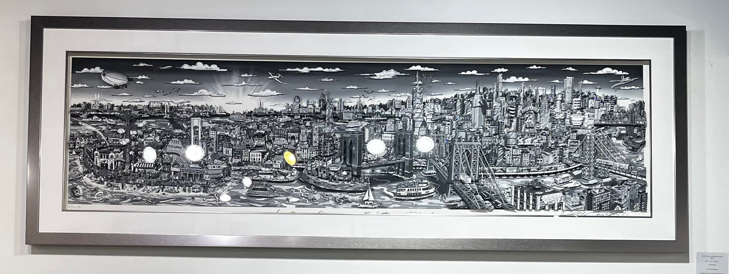 Sunset Over Manhattan Island Mural Premiere Edition