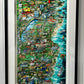Paradise Found... Palm Beach County - PRDX Edition - 85” Framed