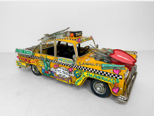 NYC is F-in Incredible Taxi Sculpture