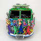 Beatles “Greatest Hits” VW Bus Hand Painted 3D Metal Sculpture