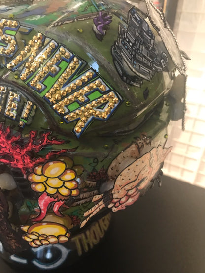 Halo Master Chief Unique Helmet Sculpture