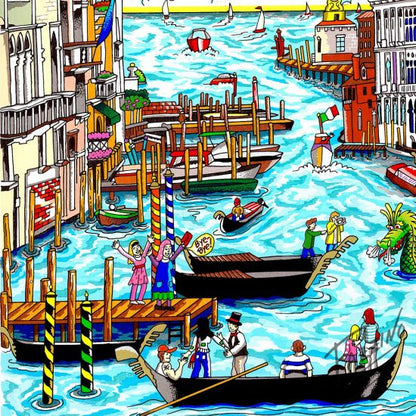 The Sun Rises Over Venice
