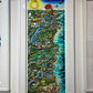 Paradise Found... Palm Beach County - Deluxe Edition - 29” x 61” Framed