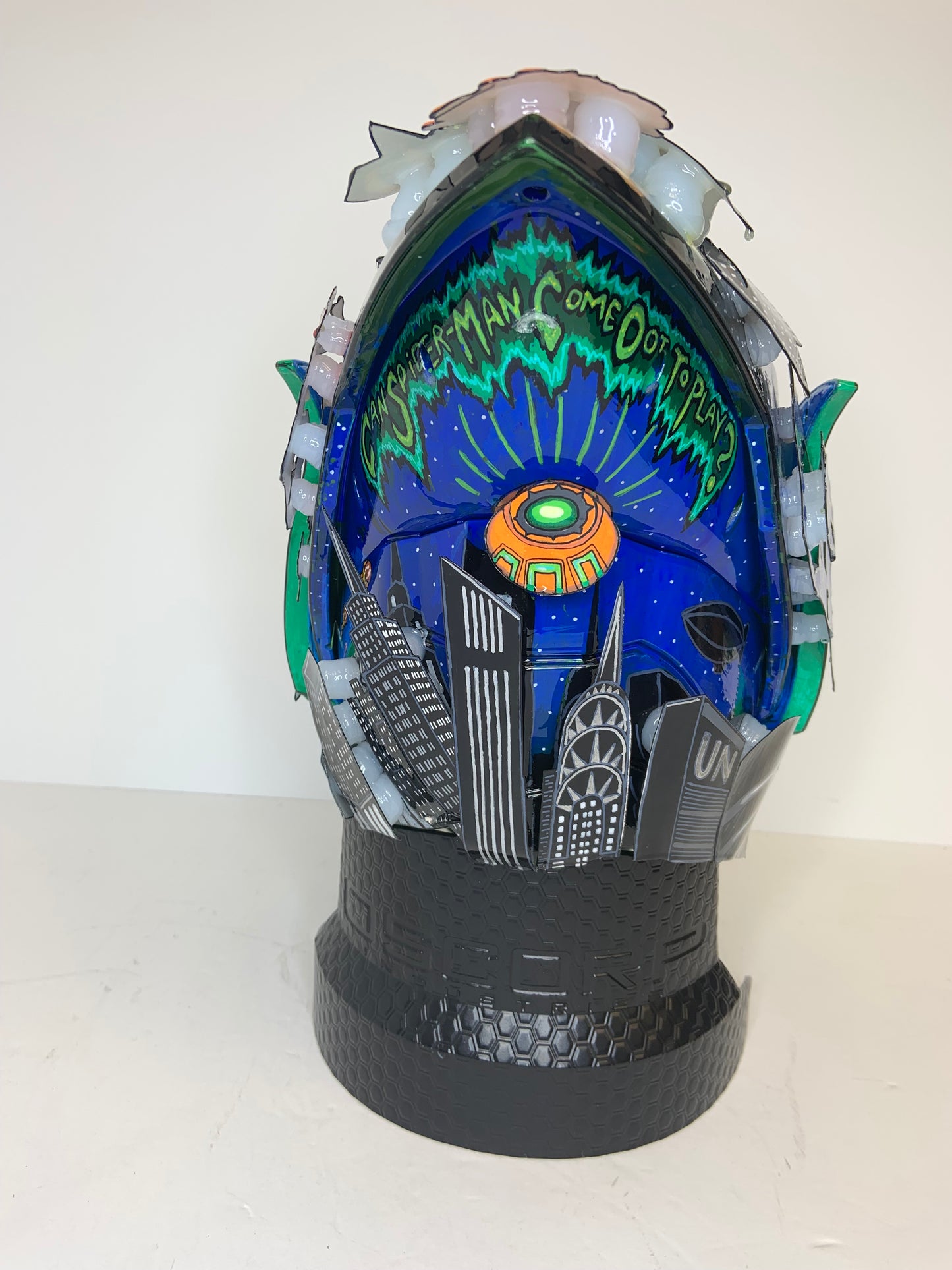 Green Goblin Unique Pop Culture Helmet Sculpture