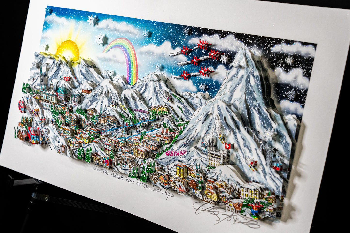Winter Wonderland in the Swiss Alps