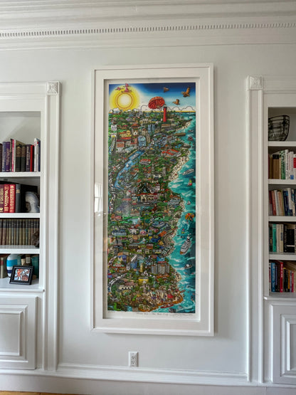 Paradise Found... Palm Beach County - PRDX Edition - 82” Tall Framed