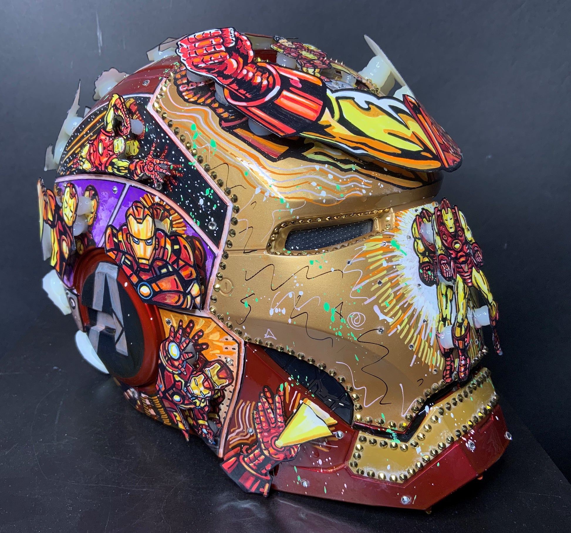 Iron Man Unique Helmet Sculpture Iron Man Unique Helmet Sculpture