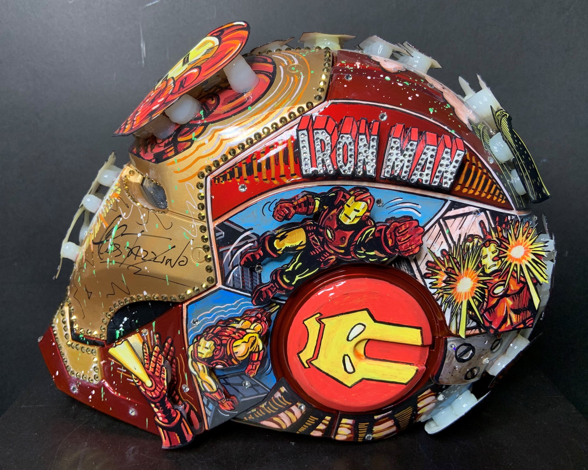 heritage auctions iron man helmet Iron Man Unique Helmet Sculpture