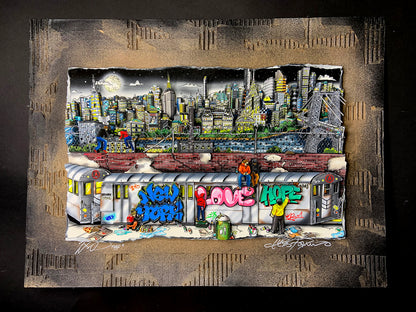 Tagging the Subway CC Edition Framed