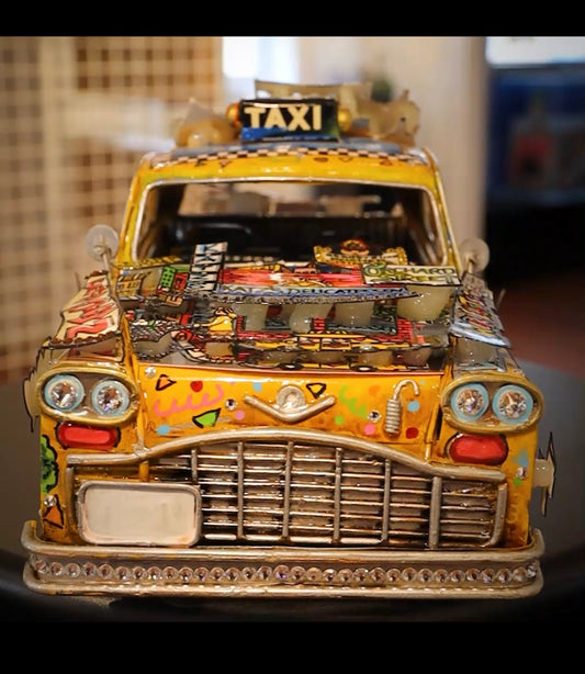The Broadway Taxi Sculpture
