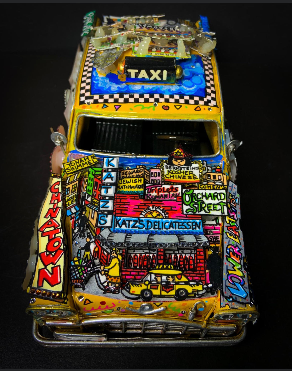 The Broadway Taxi Sculpture