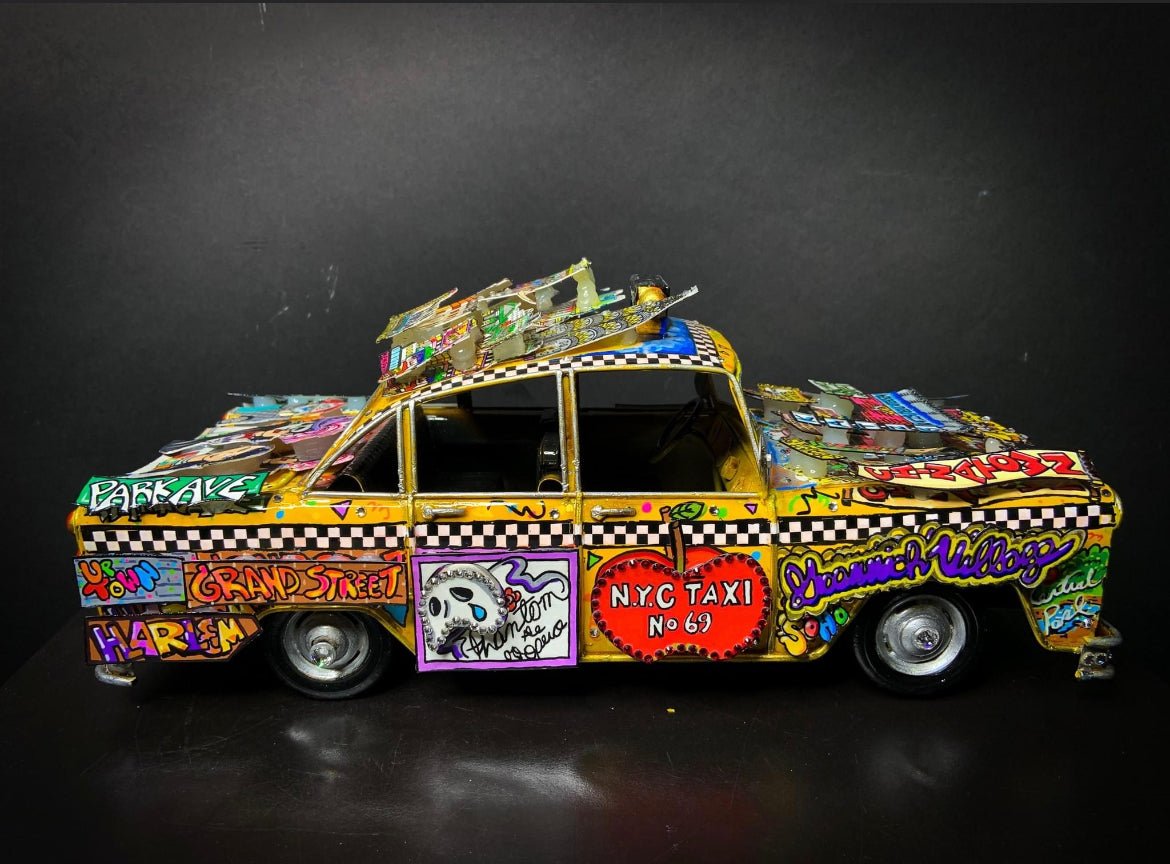 The Broadway Taxi Sculpture