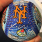 NY Mets Hand Painted Baseball