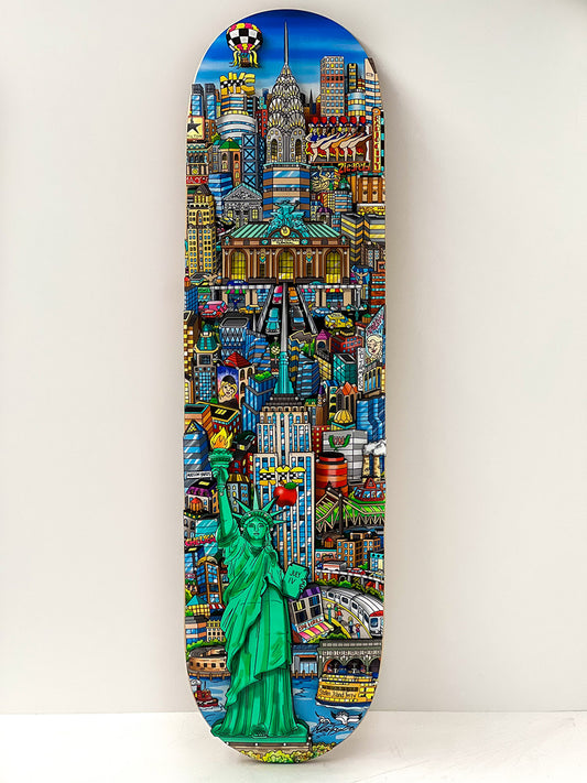 Lady Liberty in New York City - Skate Deck