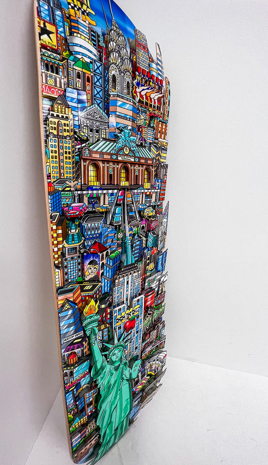 Lady Liberty in New York City - Skate Deck