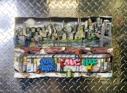 Tagging the Subway CC Edition Framed