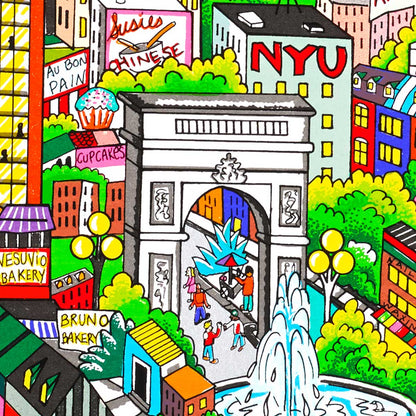 #Manhattan Mural... An Island of Hopes and Dreams