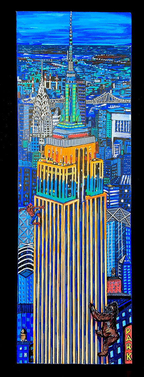 Spidey and Kong Climb the Empire State Building - Original