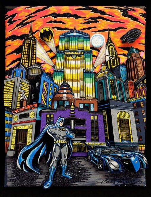 Batman and the Batmobilie