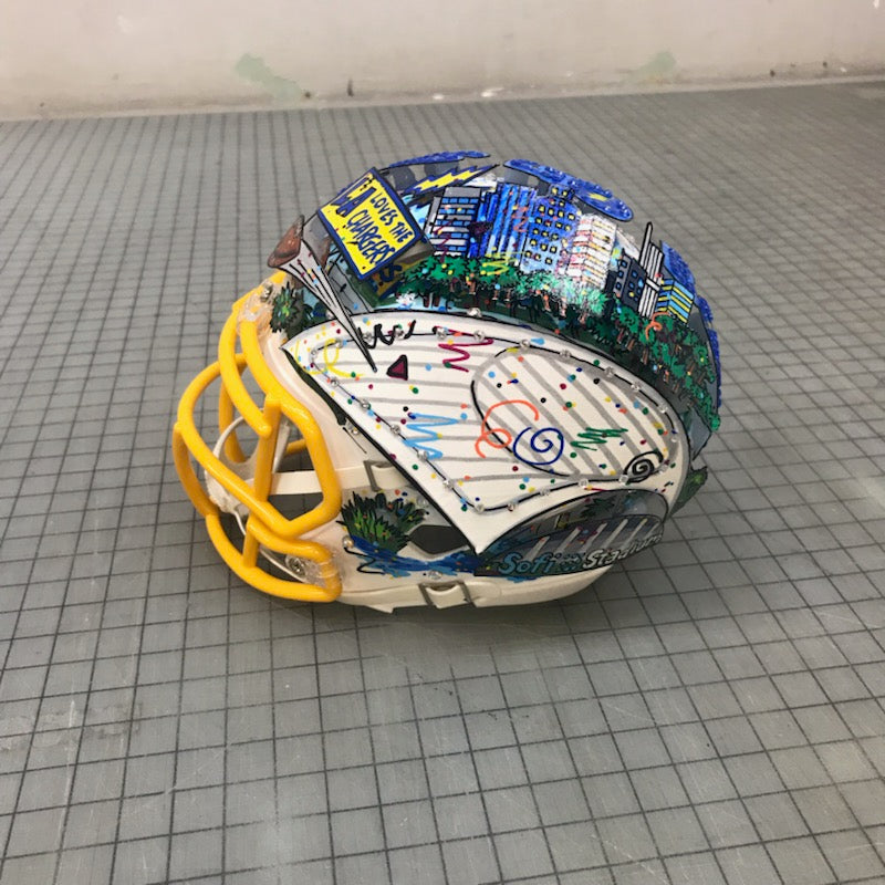 Fazzino  NFL Mini Helmets - Los Angeles Chargers