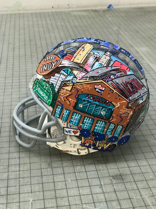 Fazzino  NFL Mini Helmets - Indianapolis Colts