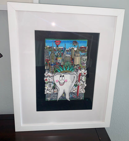 Tickle My Teeth NYC Canvas Unique