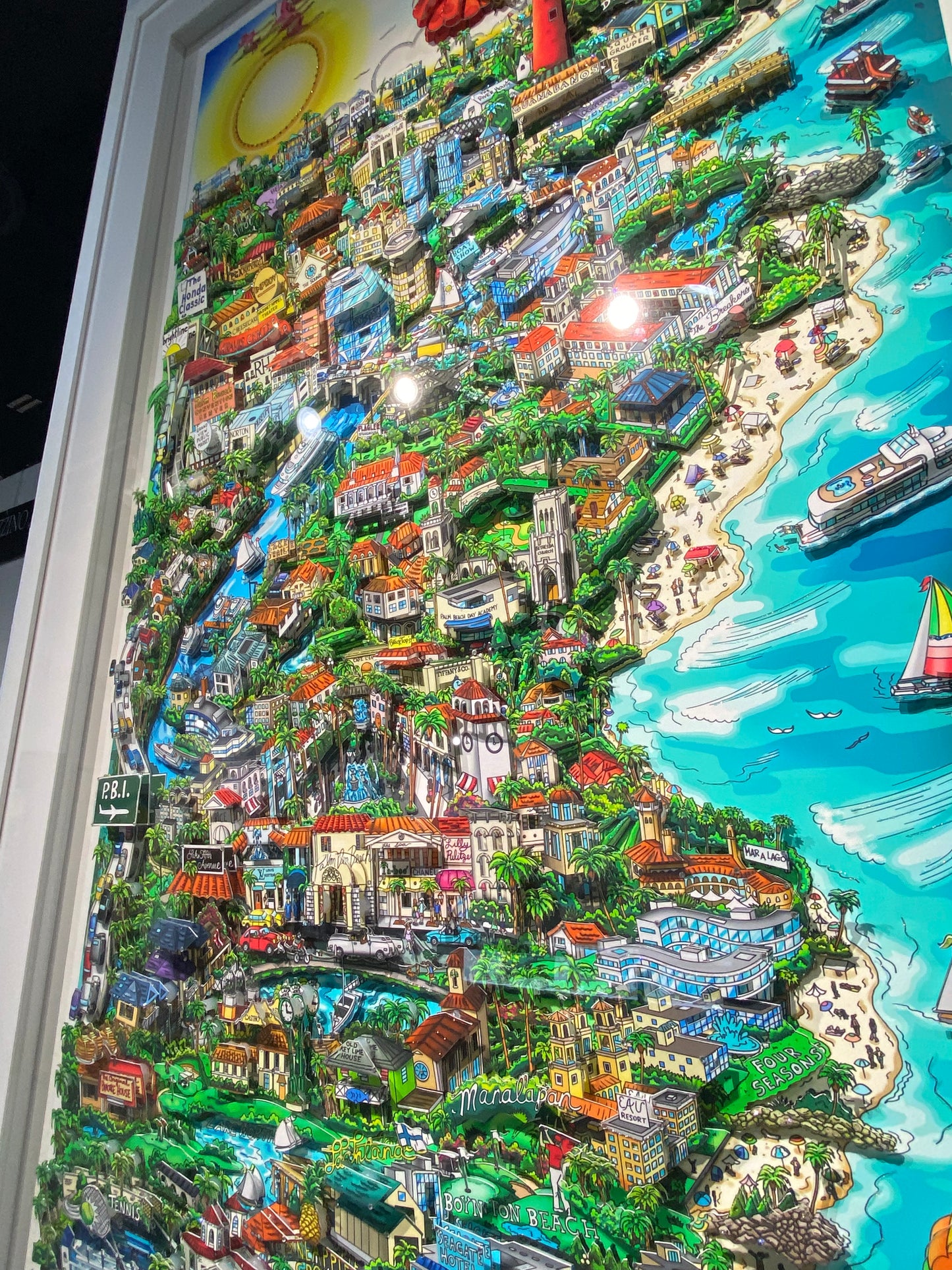 Paradise Found... Palm Beach County - PRDX Edition - 72” Framed