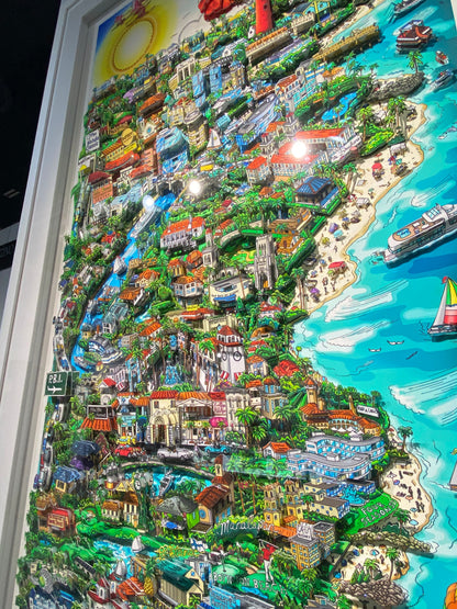 Paradise Found... Palm Beach County - PRDX Edition - 82” Tall Framed
