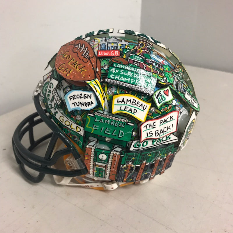 Fazzino  NFL Mini Helmets - Green Bay Packers