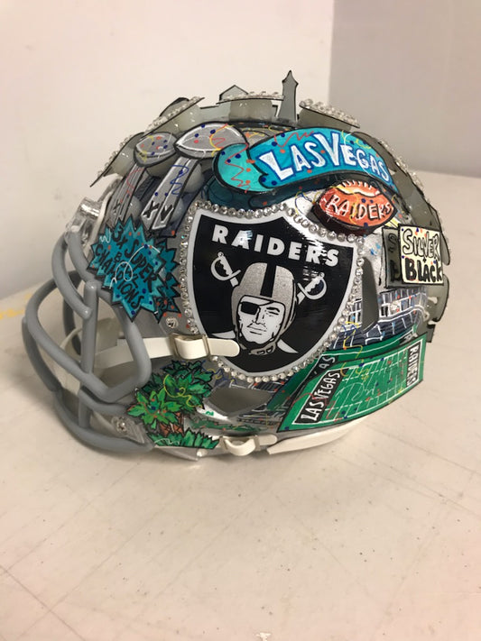 Fazzino  NFL Mini Helmets - Las Vegas Raiders