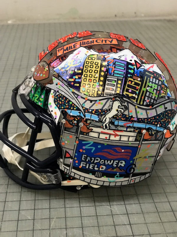 Fazzino  NFL Mini Helmets - Denver Broncos