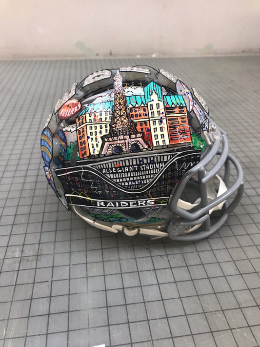 Fazzino  NFL Mini Helmets - Las Vegas Raiders