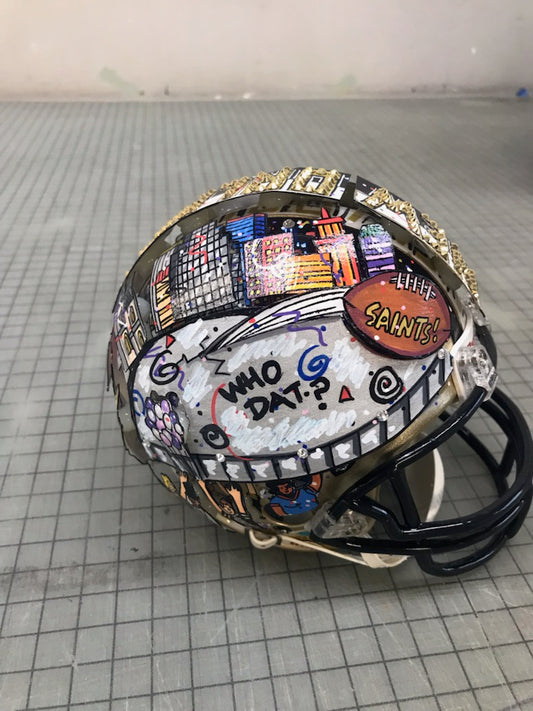 Fazzino  NFL Mini Helmets -  New Orleans Saints