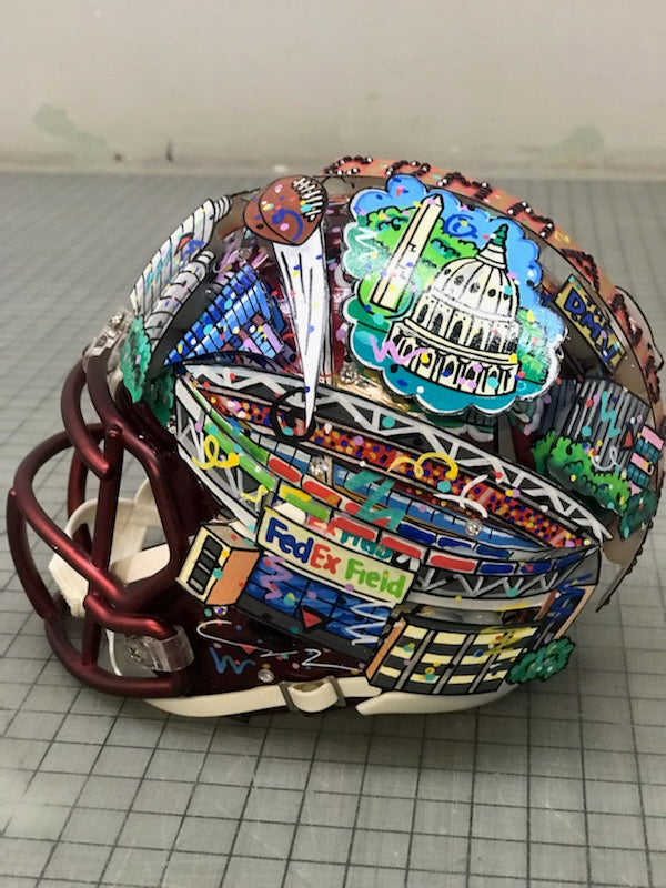 washington commanders mini helmet