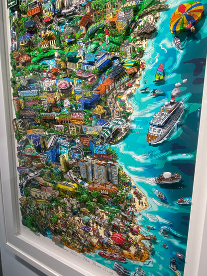 Paradise Found... Palm Beach County - PRDX Edition - 82” Tall Framed