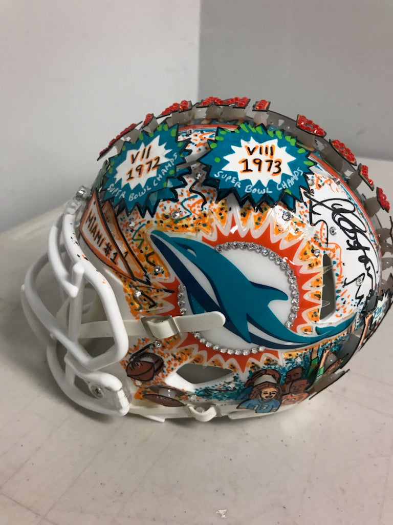 Fazzino  NFL Mini Helmets -  Miami Dolphins