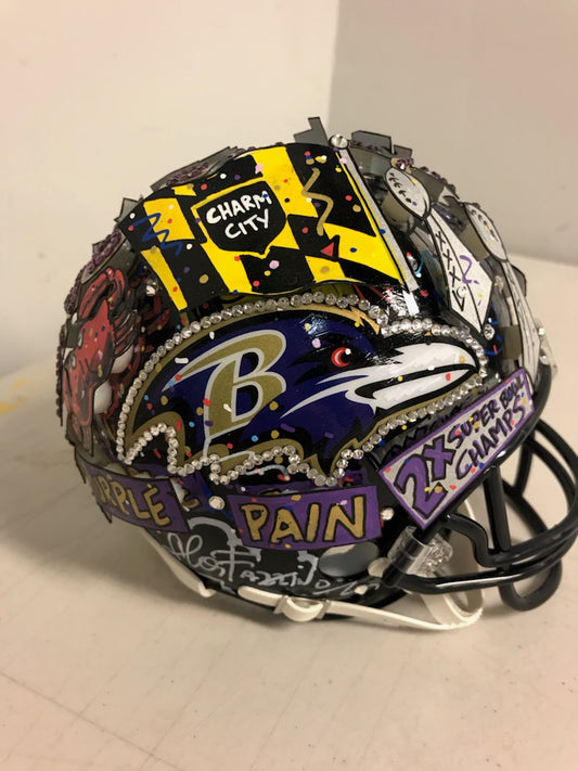 Fazzino  NFL Mini Helmets - Baltimore Ravens